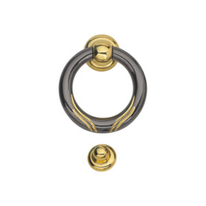 DOOR KNOCKER D3837 BN/GP
